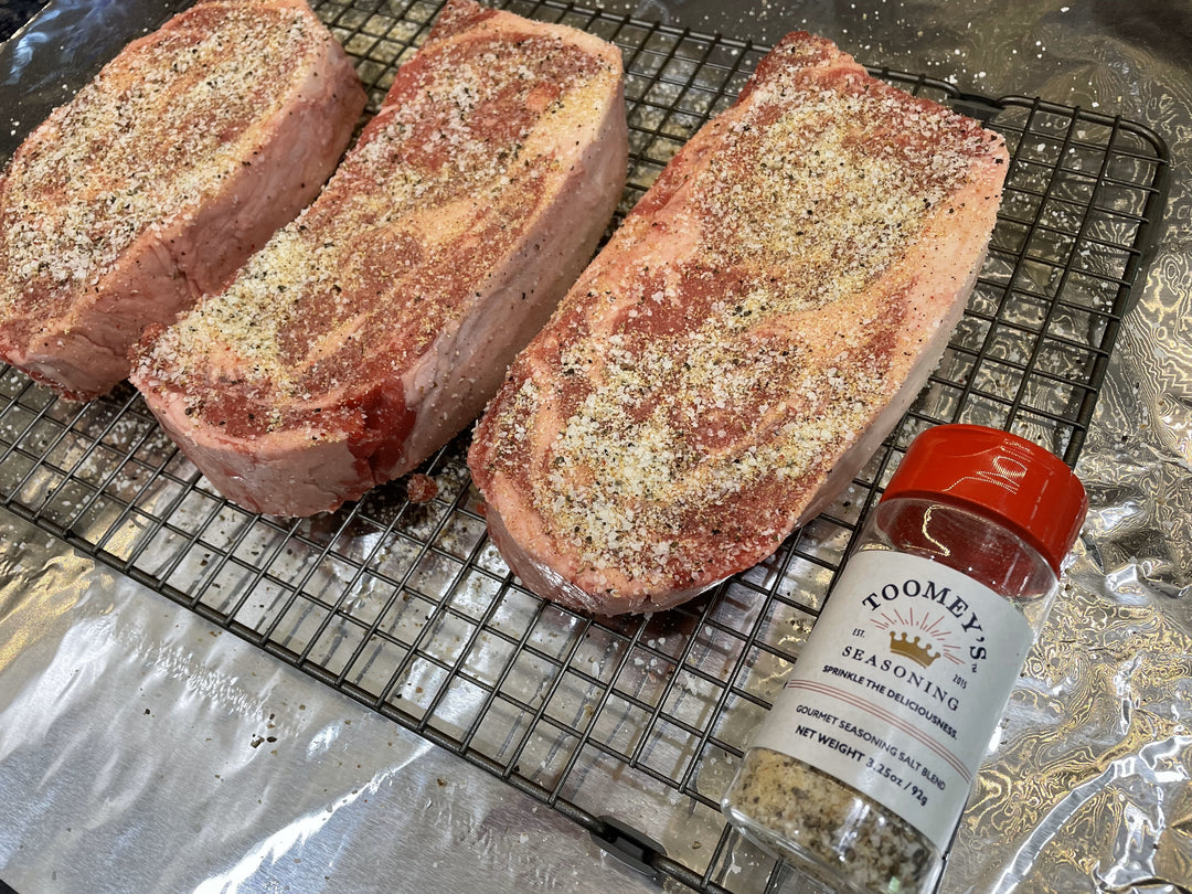 Dry-brined Delmonicos!